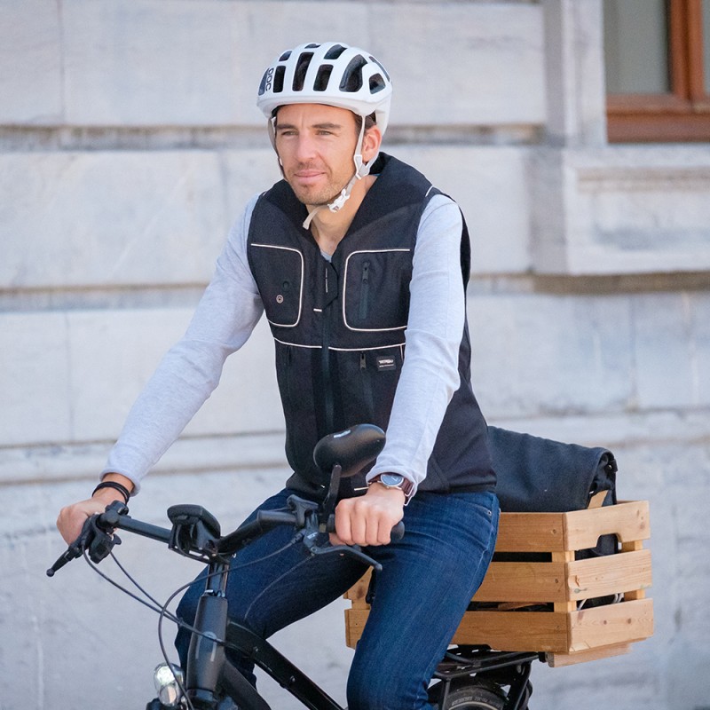 L'airbag vélo: la protection invisible et stylée