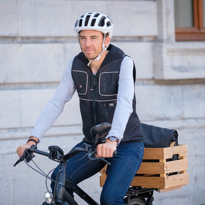 airbag velo gilet